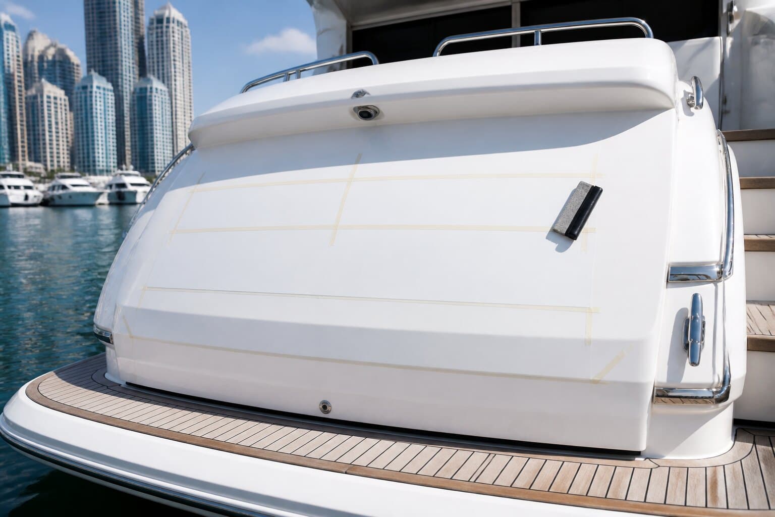 Boat name lettering