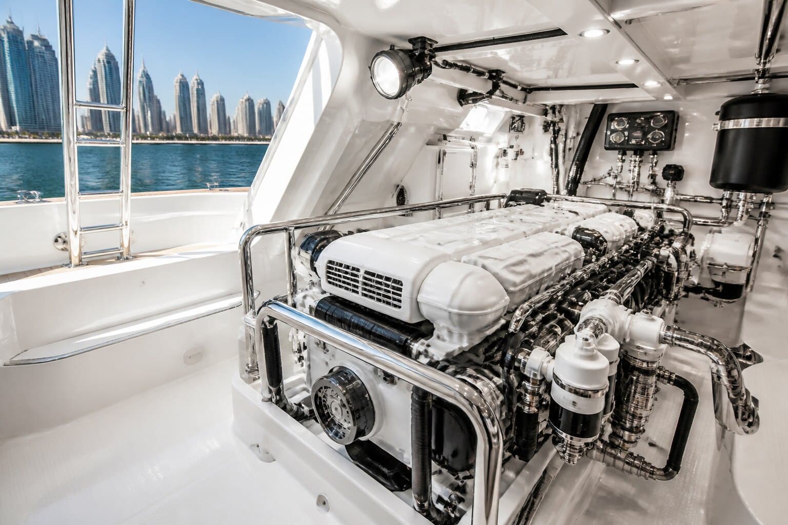 Engine room degreasing